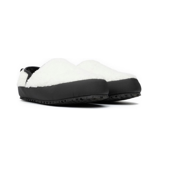 P448 Laby Slippers {white/Black} 38/8 - Picture 2 of 10